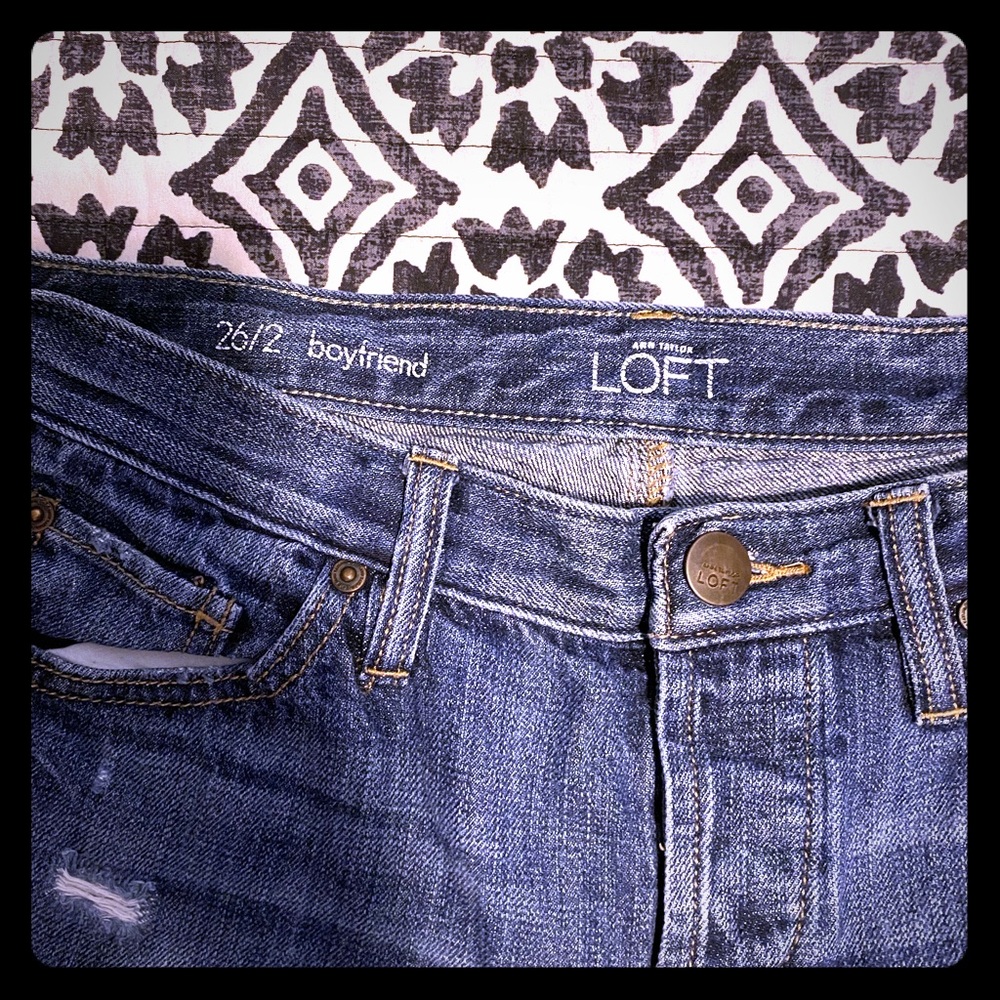 26/2 Boyfriend Jeans. Worn once.